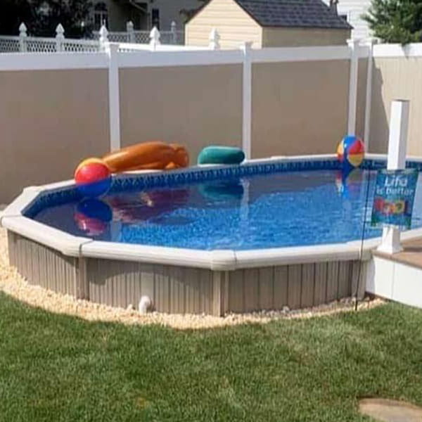 Partial In Ground Swimming Pools